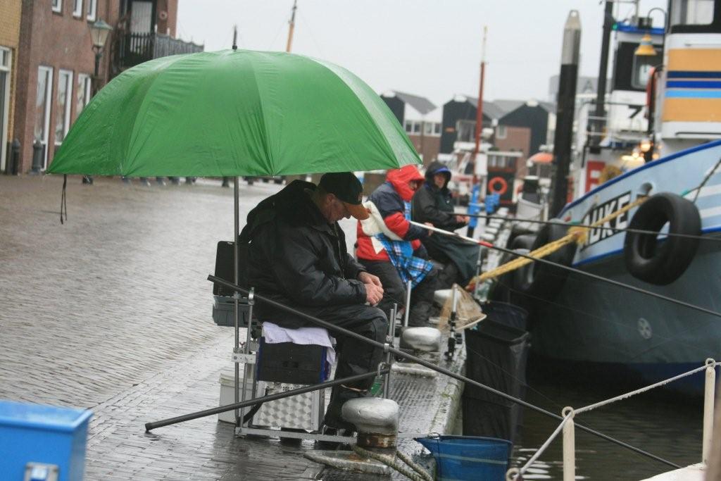 Op de kade in Urk