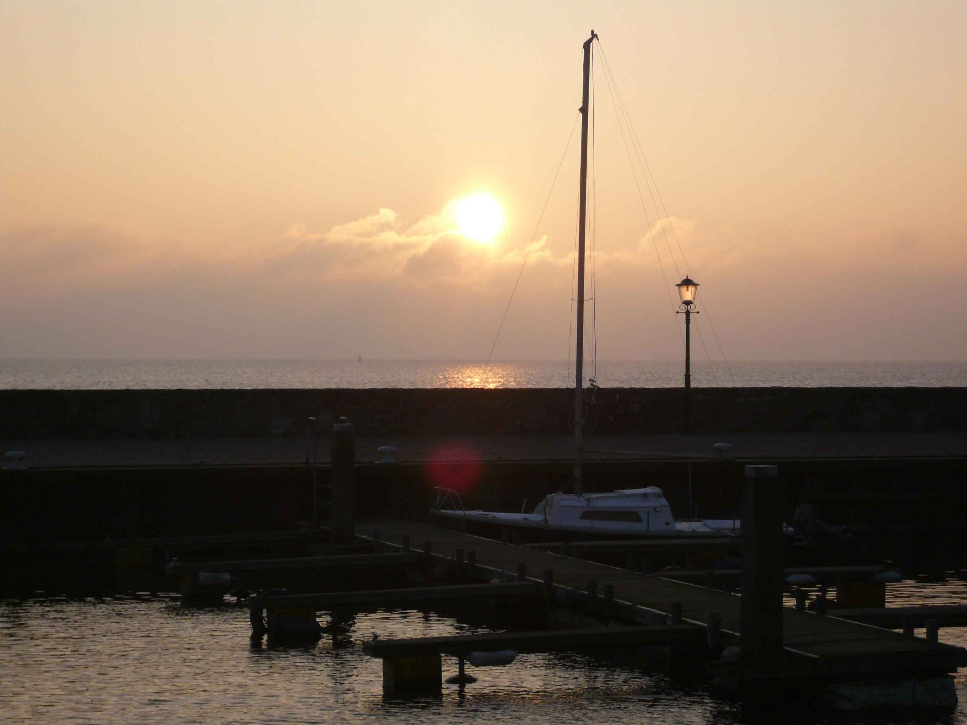 Avond rood in Urk